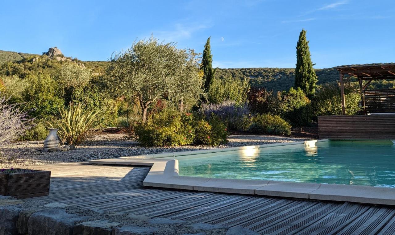 Roulotte De La Villa Font Vive - Tout Equipee, Tout Confort, Situation Ideale Sud Ardeche Grospierres Dış mekan fotoğraf