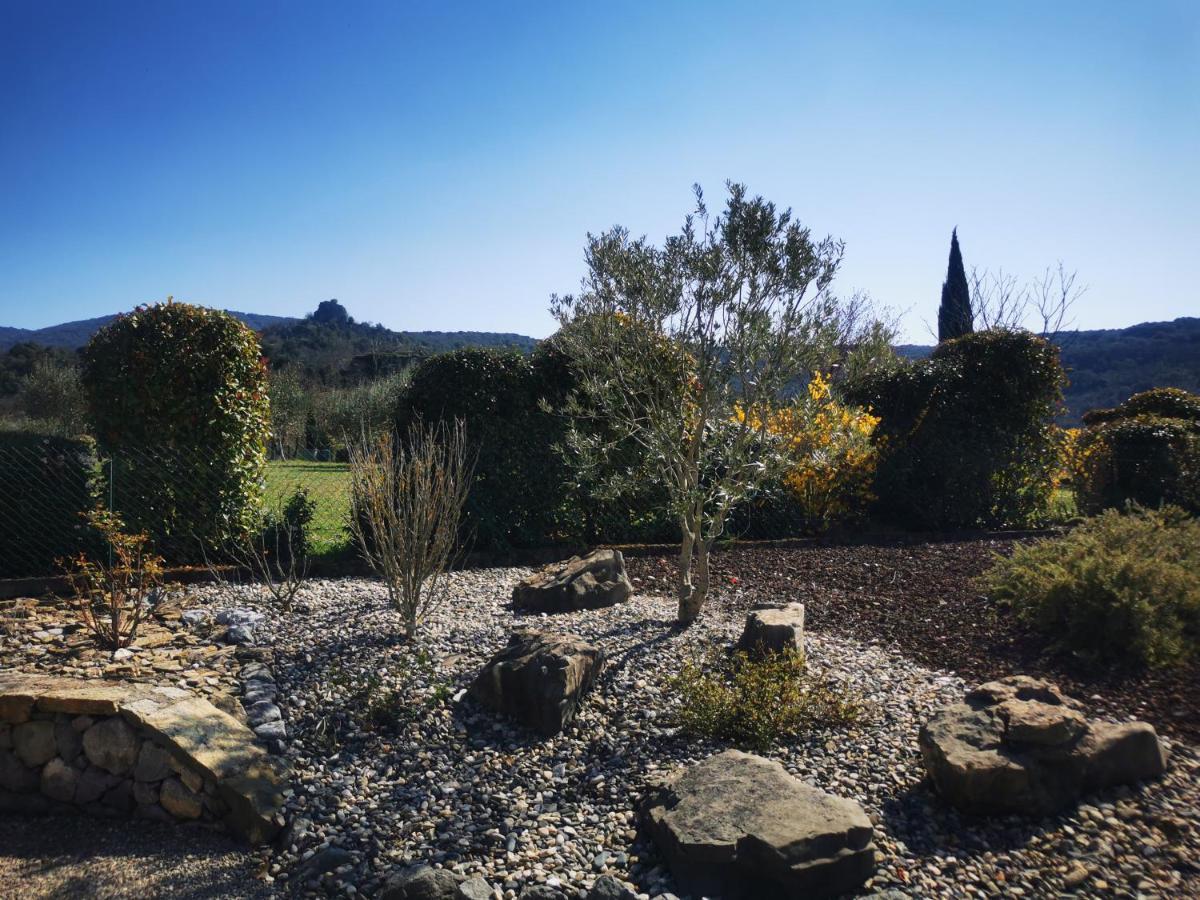 Roulotte De La Villa Font Vive - Tout Equipee, Tout Confort, Situation Ideale Sud Ardeche Grospierres Dış mekan fotoğraf